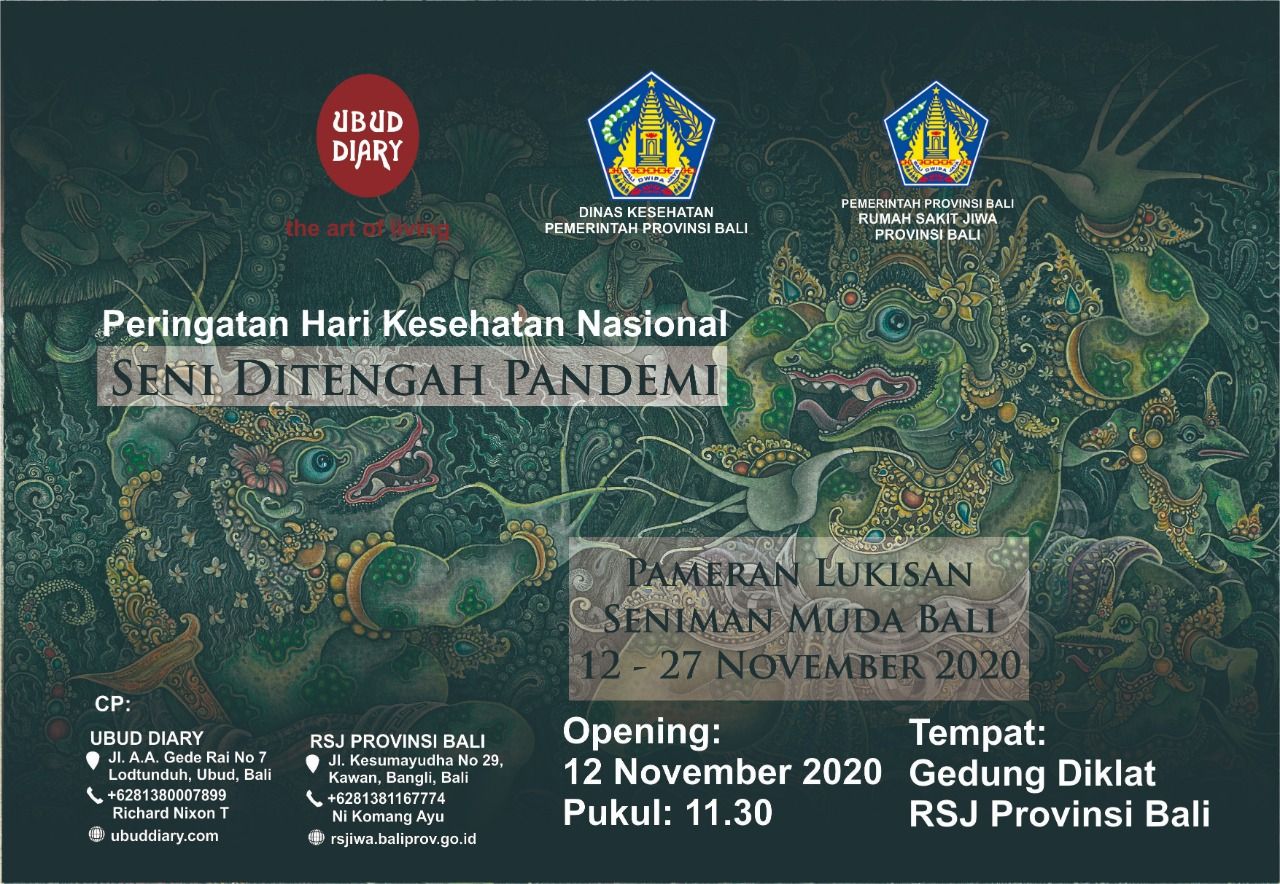 podiumnews.com-Ubud Diary-RSJ Bali Gelar Pameran Seni Peringati Hari Kesehatan Nasional